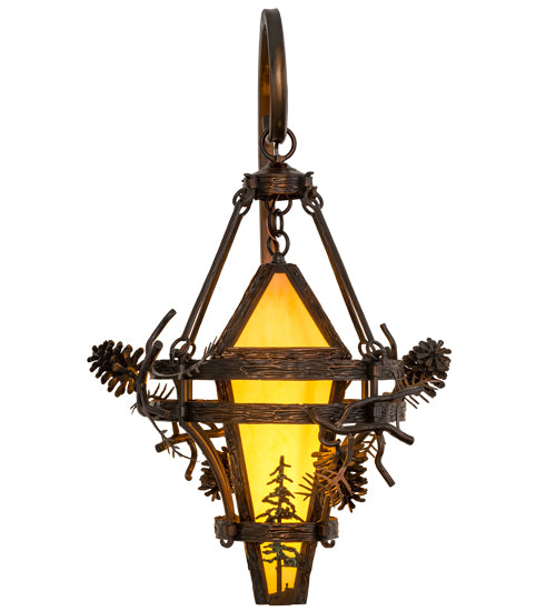18" Wide Lakewood Pine Tree Wall Sconce 7 | The Cabin Shack
