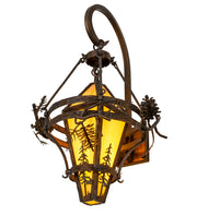 18" Wide Lakewood Pine Tree Wall Sconce 4 | The Cabin Shack