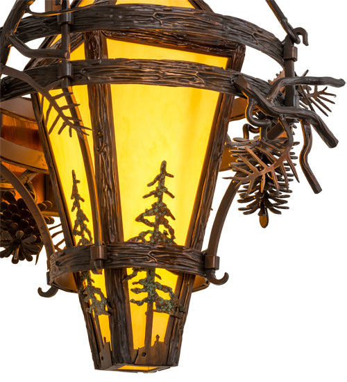 18" Wide Lakewood Pine Tree Wall Sconce 2 | The Cabin Shack
