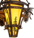 18" Wide Lakewood Pine Tree Wall Sconce 2 | The Cabin Shack