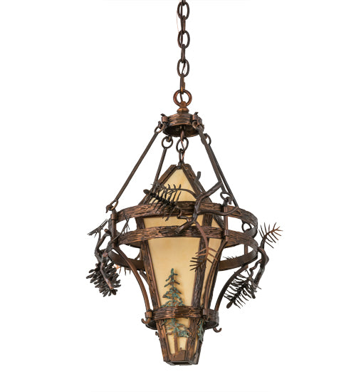 The 18" Wide Woodland Pine Tree Pendant 4 | The Cabin Shack