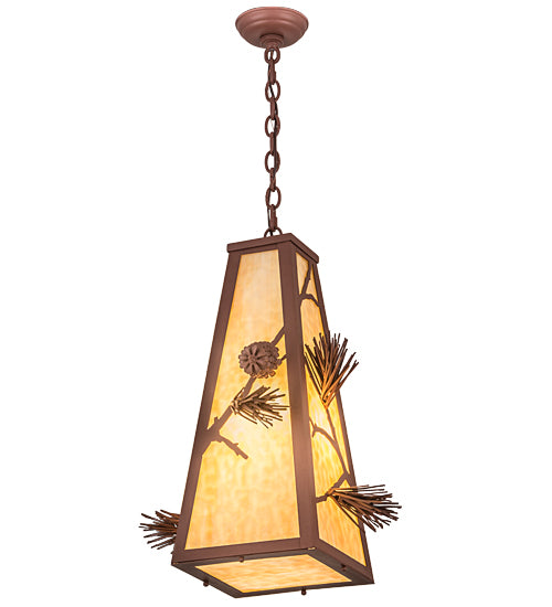 19" Wide Lakewood Pine Mountain Pendant | The Cabin Shack