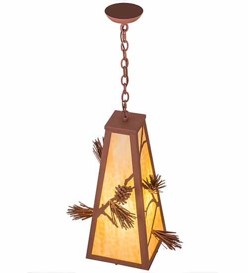 19" Wide Lakewood Pine Mountain Pendant 2 | The Cabin Shack