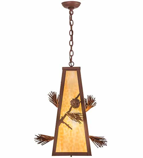 19" Wide Lakewood Pine Mountain Pendant 3 | The Cabin Shack