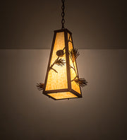 19" Wide Lakewood Pine Mountain Pendant 5 | The Cabin Shack