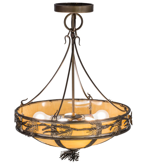 20" Wide Longs Peak Chandelier 3 | The Cabin Shack