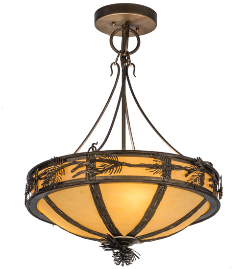 20" Wide Longs Peak Chandelier 4 | The Cabin Shack