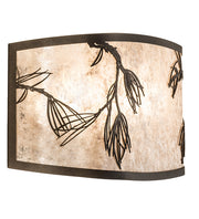 20" Wide Timeless Crafted Pine Wall Sconce 4 | The Cabin Shack