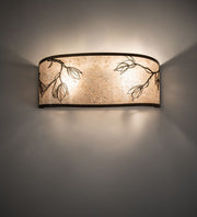 20" Wide Timeless Crafted Pine Wall Sconce 5 | The Cabin Shack
