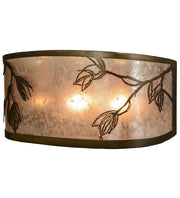 20" Wide Timeless Pine Wall Sconce | The Cabin Shack