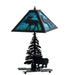 21" High Bull Moose Accent Lamp 2 | The Cabin Shack