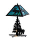 21" High Bull Moose Accent Lamp 3 | The Cabin Shack