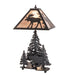 21" High Forest Bull Moose Accent Lamp 1 | The Cabin Shack