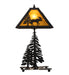 21" High Majestic Forest Moose Accent Lamp 4 | The Cabin Shack