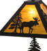 21" High Majestic Forest Moose Accent Lamp 1 | The Cabin Shack