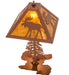 Rust High Majestic Moose Table Lamp Top| The Cabin Shack