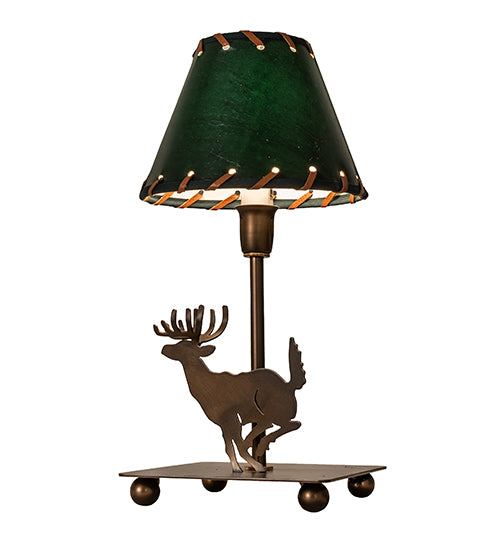 21" High Scampering Deer Accent Lamp 5 | The Cabin Shack