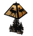 21" High Scampering Moose Forest Table Lamp 3 | The Cabin Shack