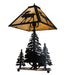 21" High Scampering Moose Forest Table Lamp 5 | The Cabin Shack