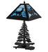 22" High Pine Deer Forest Accent Lamp 2 | The Cabin Shack