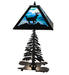 22" High Pine Deer Forest Accent Lamp 4 | The Cabin Shack