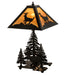22" High Scampering Deer Forest Table Lamp 2 | The Cabin Shack