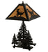 22" High Scampering Deer Forest Table Lamp 3 | The Cabin Shack