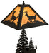 22" High Scampering Deer Forest Table Lamp 1 | The Cabin Shack