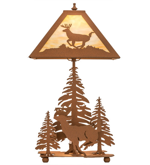 22" High Scampering Deer Table Lamp 6 | The Cabin Shack