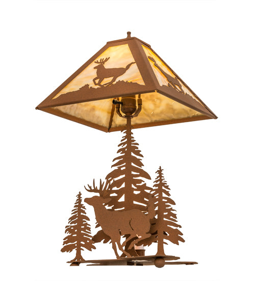 22" High Scampering Deer Table Lamp 4 | The Cabin Shack