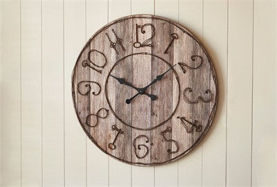 Cabin Decor - Handcrafted Wood Clock - The Cabin Shack