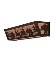 24" Wide Bear Lake Vanity Light 7 | The Cabin Shack