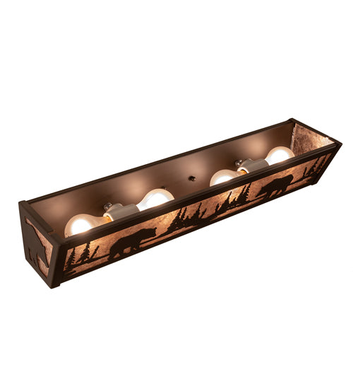 24" Wide Bear Lake Vanity Light 4 | The Cabin Shack