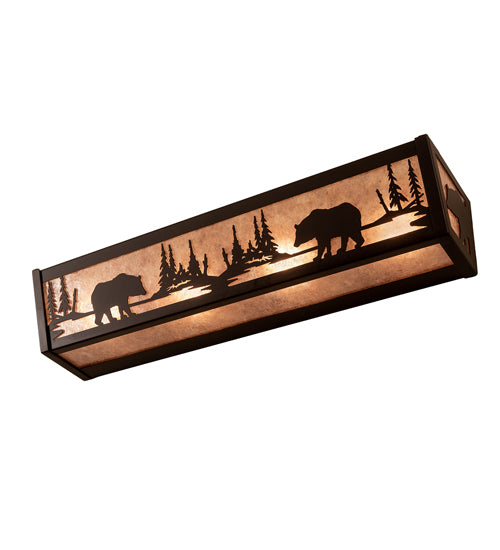 24" Wide Bear Lake Vanity Light 5 | The Cabin Shack