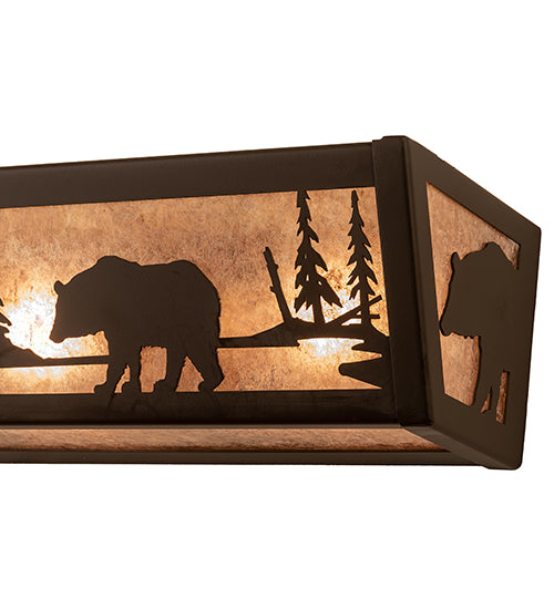 24" Wide Bear Lake Vanity Light 3 | The Cabin Shack