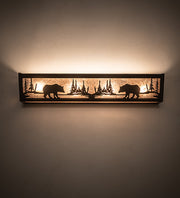 24" Wide Bear Lake Vanity Light | The Cabin Shack
