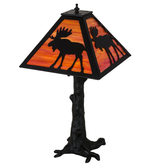 24" High Majestic Moose Table Lamp 4 | The Cabin Shack