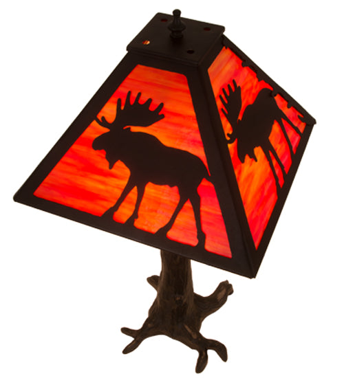 24" High Majestic Moose Table Lamp 5 | The Cabin Shack