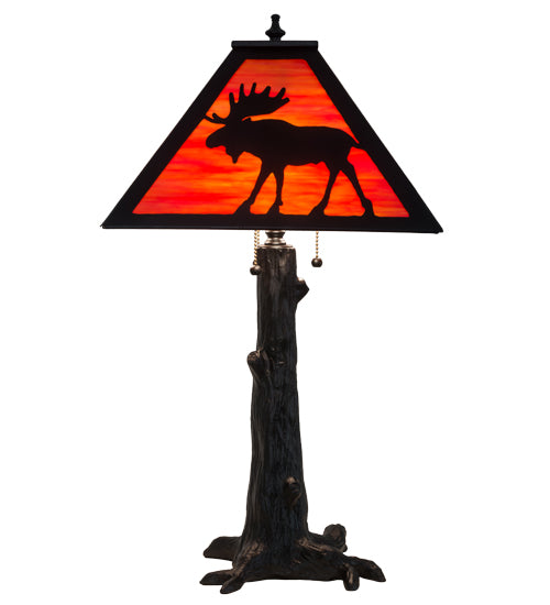 24" High Majestic Moose Table Lamp 6 | The Cabin Shack