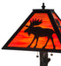 24" High Majestic Moose Table Lamp 1 | The Cabin Shack