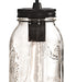 3.75" Wide Clear Glass Mason Jar Pendant 2 | The Cabin Shack