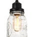 3.75" Wide Clear Glass Mason Jar Pendant 1 | The Cabin Shack