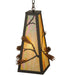 19" Wide Copper Pine Mountain Pendant | The Cabin Shack