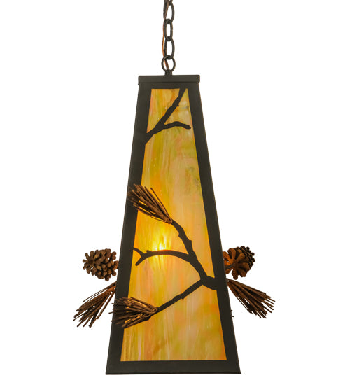 19" Wide Copper Pine Mountain Pendant 2 | The Cabin Shack