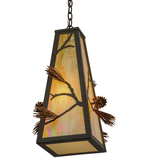 19" Wide Copper Pine Mountain Pendant 3 | The Cabin Shack