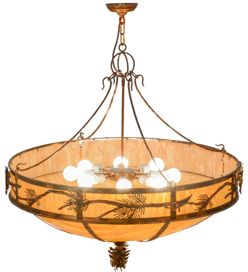 37" Wide Longs Peak Chandelier 3 | The Cabin Shack