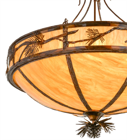 37" Wide Longs Peak Chandelier 2 | The Cabin Shack