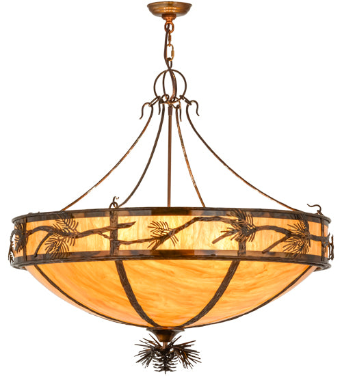 37" Wide Longs Peak Chandelier 5 | The Cabin Shack