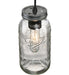 4.75" Wide Clear Glass Mason Jar Pendant 3 | The Cabin Shack