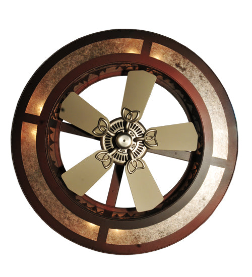 44" Wide Pine Forest Chandelier Fan 6 | The Cabin Shack